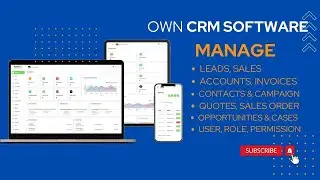 Own Business Sales CRM Software  Handle| Leads, Accounts, Invoice, Contacts, Tasks | Salesy SaaS CRM