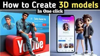 How To Create 3D Ai Social Media Boy Image | Trending Social Media Profile Name Photo Editing