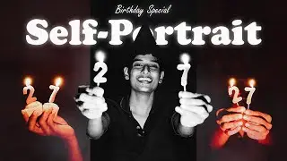 BIRTHDAY ഫോട്ടോഷൂട്ട് 🎂 📸 | Simple Birthday Self-Portrait Ideas