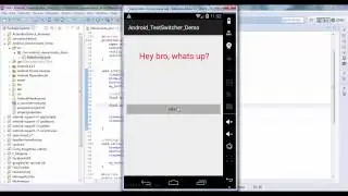 Android TextSwitcher Demo