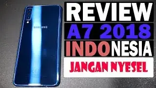 Samsung Galaxy A7 2018 Blue Bahasa Indonesia - kelebihan dan kekurangan