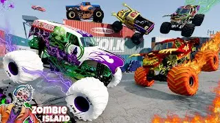 Monster Jam INSANE Zombie Island Adventure #11 | Racing, Freestyle, and High Speed Jumps