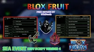 BLOX FRUITS Script Pastebin 2024 AUTOFARM SEA EVENT MATERIAL FARM | LEVAITHAN FARM | RACE V4 & MORE