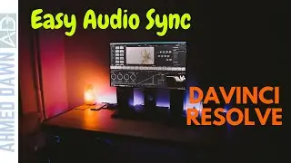 How to Sync Audio & Video Clips in DaVinci Resolve | EASIEST Way to SYNC AUDIO in Davinci Resolve