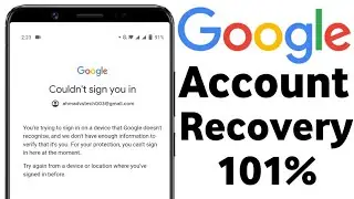 gmail recovery karne ka tarika || couldn't sign you in gmail problem || email recever problem 2025