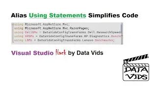 Alias Using Statements Simplifies Code