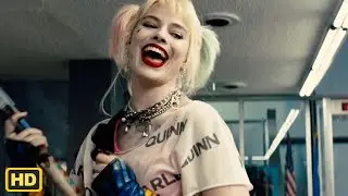 Margot Robbie Harley Quinn Police station | Birds Of Prey