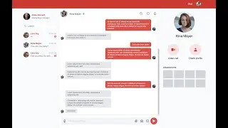 Chat layout with TailwindCSS