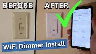 WIFI DIMMER SWITCH INSTALL (GOSUND/GHOME) - simple procedure with lots of benefits!