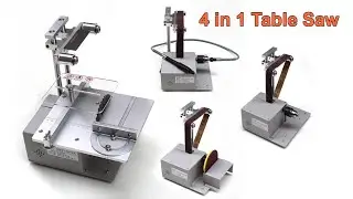 4 in 1 Mini Table Saw Review (Belt sander, disc sander, engraver, drill)