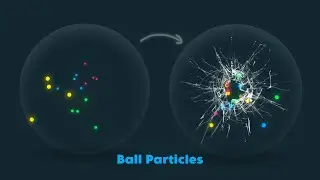 Glass Ball Particle Animation Effects CSS | Only Html CSS Animation | Glass Ball Break CSS Animation