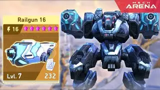 Railgun After Mods - Is It Still Great? - Mech Arena Gatecrasher