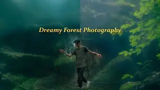 Calm session of dreamy forest photography.