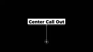 Center Call Out Title Effect for Premiere Pro | Adobe Premiere Pro | Call Out Premiere Pro