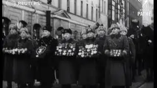 FINLAND: Funeral of Field Marshal Mannerheim (1951)