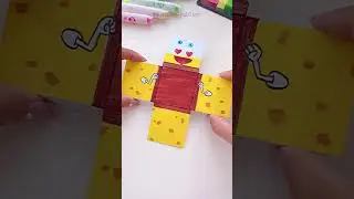 DIY Paper Craft with SpongeBob 