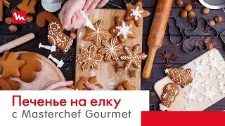 Оригинальное новогоднее печенье на елку с помощью кухонной машины Masterchef Gourmet