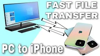 Easy & Fast File transfer from iPhone to Windows PC - New Method Fast Wifi file transfer