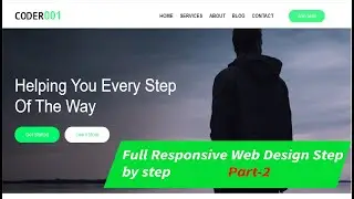 Design a Full Responsive Website Using Html & CSSFull Project  Step by Step Bootstrap jQuery part-2