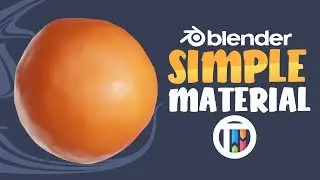 How to create a simple , basic material in Blender 2.8 Eevee - Tutorial