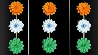 DIY Republic Day Wallhanging Craft // Tricolor wall decoration ideas // 26th January craft