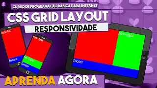 Site responsivo usando GRID Layout CSS! Grid responsivo para Iniciantes!