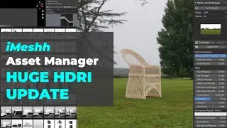 HUGE HDRI UDPATE -  iMeshh Free Asset Manager for Blender ❤