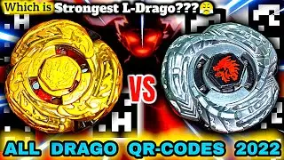 Guardian L-Drago VS Golden L-Drago | ALL DRAGO Beyblades QR Codes | BEYBLADE BURST APP