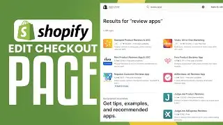 How To Edit Checkout Page Shopify | Shopify Checkout Page Customization 2024