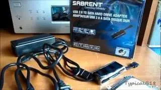 Old Hard Drive Transfer to New Laptop (Sabrent USB 2.0 To SATA HDD Adapter)