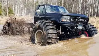 Trying my Sherp Tire Truck in DEEP Water and Mud