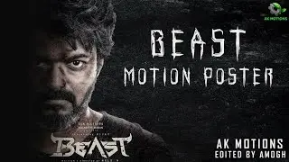 #Beast - Beast Motion Poster 3D | VFX | After Effects | AK Motions