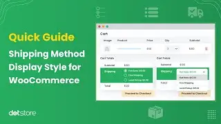 How to Display the Shipping Method in a Dropdown List in the Woocommerce Checkout Page?