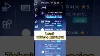 Tabnine AI Code Assistant for code suggestion 