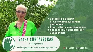 Видео-визитка "ЦВЕТУЩАЯ ПЛАНЕТА". Елена СИНГАЕВСКАЯ