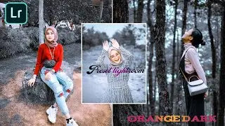 Cara Edit Foto Kekinian di Apk Lightroom || Efek Orange Dark