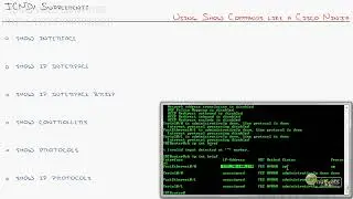 Supplement Using Show Commands Like A Cisco Ninja