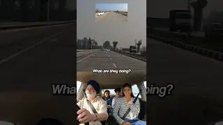 *MADNESS… Why?!* 🤯😭#driving #car #india #punjab #omg #what #why #mad #family