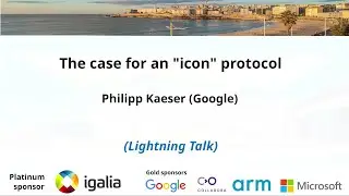 XDC 2023 | October 19 | The case for an icon protocol | Philipp Kaeser