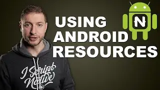 Using ANDROID RESOURCES in NativeScript | Tutorial