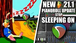 FL Studio 21.1 Piano Roll vs Reaper Midi Editor