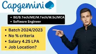 Capgemini  is hiring 2024 batch | Only Women candidates? | Skills?  #capgemini  #itjobs2024