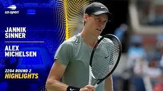 Jannik Sinner vs. Alex Michelsen Highlights | 2024 US Open Round 2