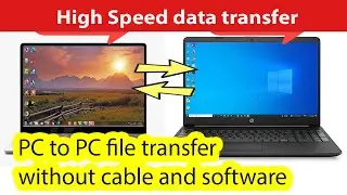 How to transfer files from PC to PC using WiFi Windows 10 /7 /8