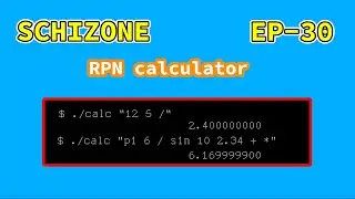 postfix calculator in x86 assembly | SCHIZONE EP-30