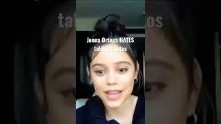 #jennaortega HATES taking photos #wednesdayaddams