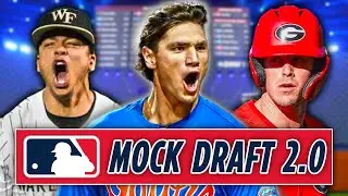 2024 MLB Mock Draft 2.0; Where Will Travis Bazzana, Jac Caglianone, Charlie Condon & Chase Burns Go?