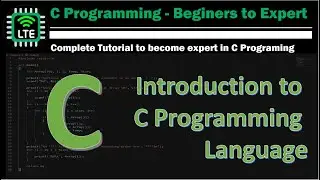 Introduction to C Programming Language   Why we should learn C