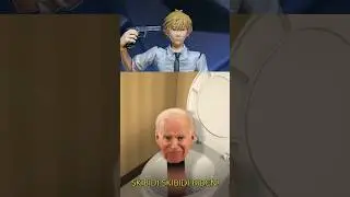 Denji Reacts to Skibidi Biden 