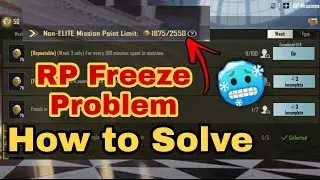 🥶 Rp Freeze Problem in BGMI and Pubgm🔥Why Rp Freezed🔥Point Limit System Explained in BGMI